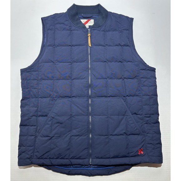 Best Made Co. Other - Best Made Co. Puffer Vest Men's Size Large Navy Blue Goose Down 800 Fill Quilted